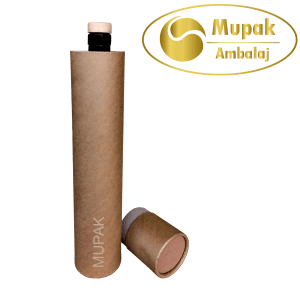 Silindir kraft kutular, silindirik şarap kutusu.
