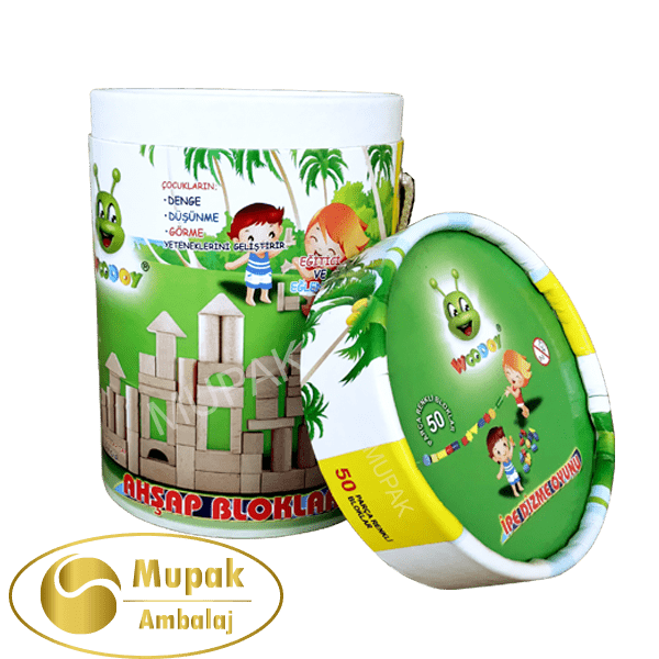 Silindir ambalaj oyuncak kutuları